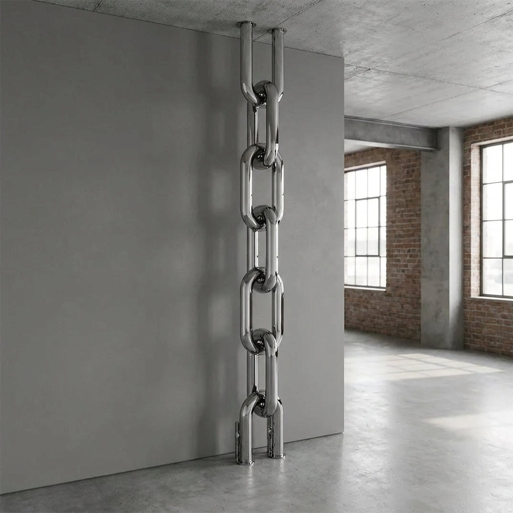 Carisa Link Floor Stainless Steel Bespoke Designer Radiator | CUSTOM MADE