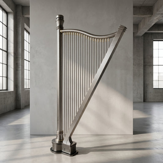 Carisa Adagio Stainless Steel Harp Designer Radiator 2000H x 1150W | CUSTOM MADE