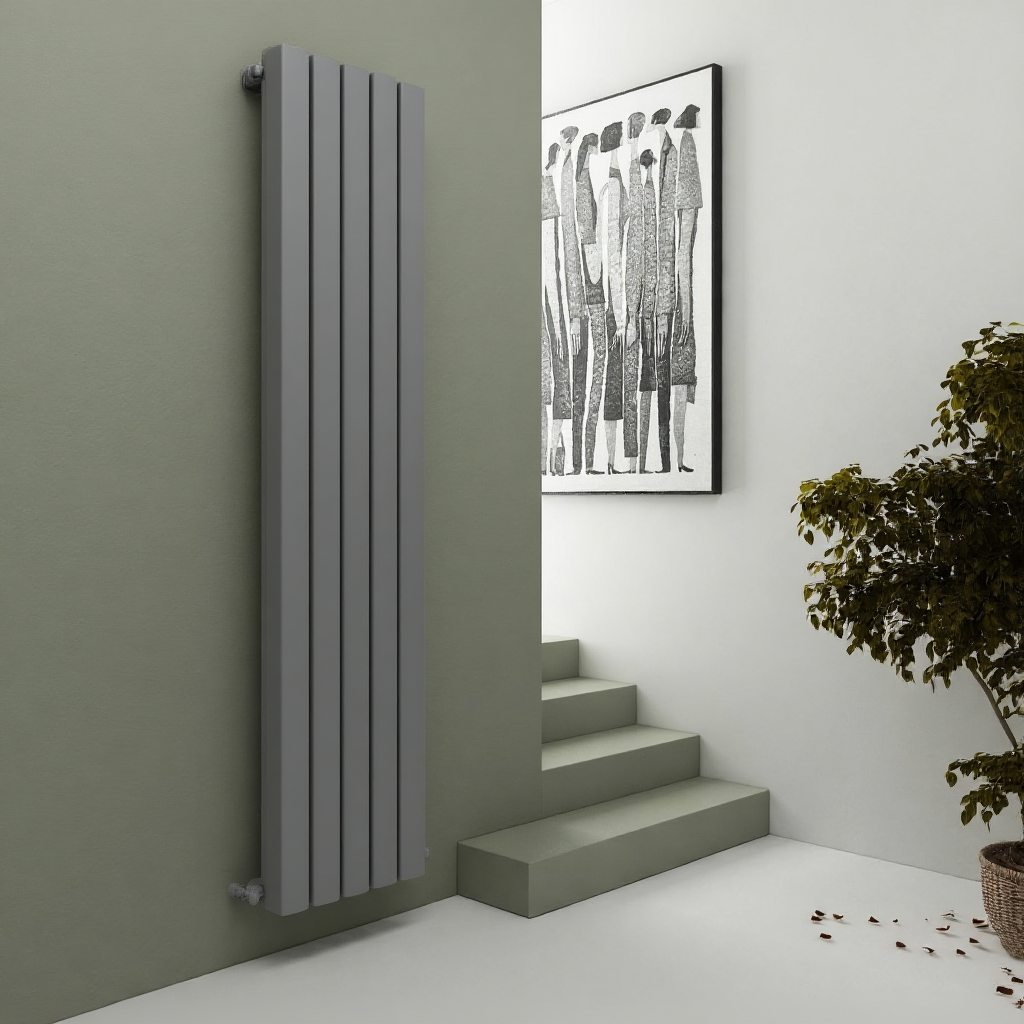 Carisa Vesta Modern Vertical Aluminium Radiator | 4 colours, 3 sizes