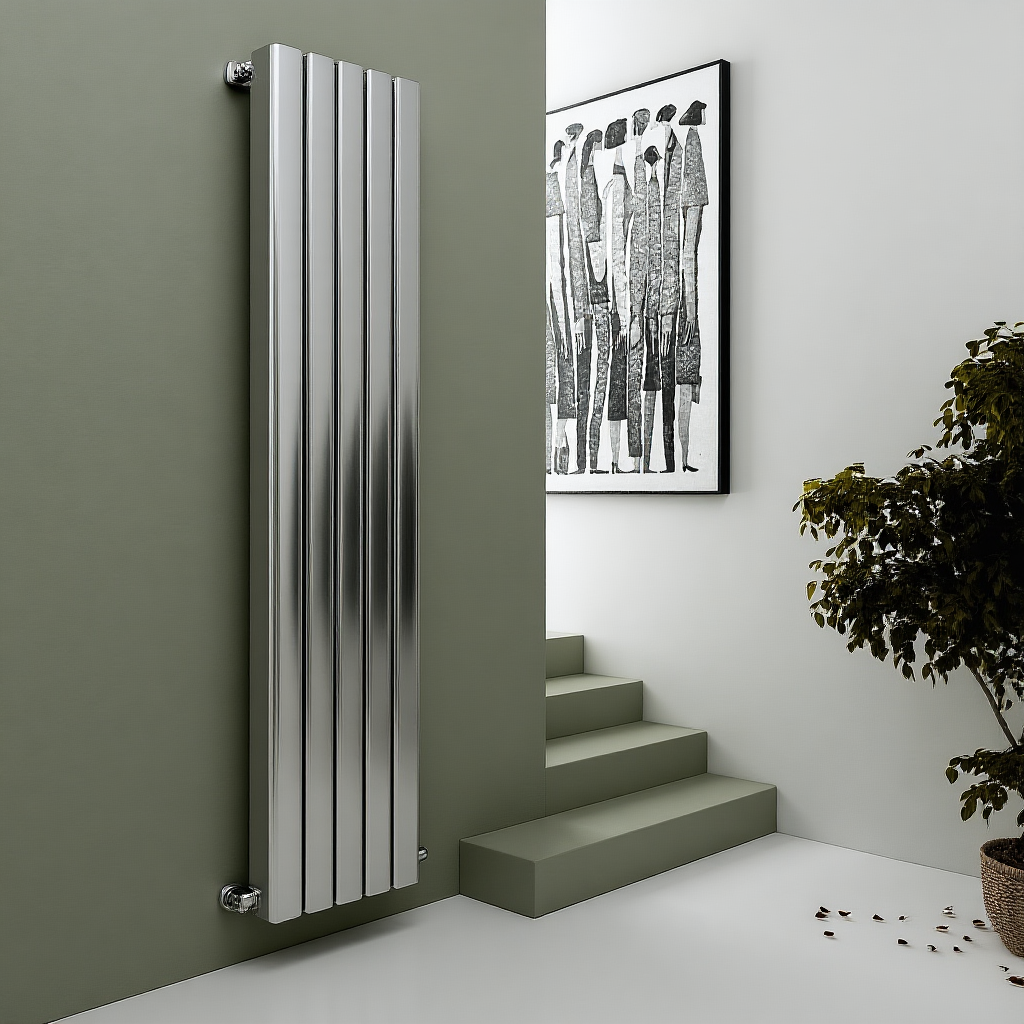Carisa Vesta Modern Vertical Aluminium Radiator | 4 colours, 3 sizes