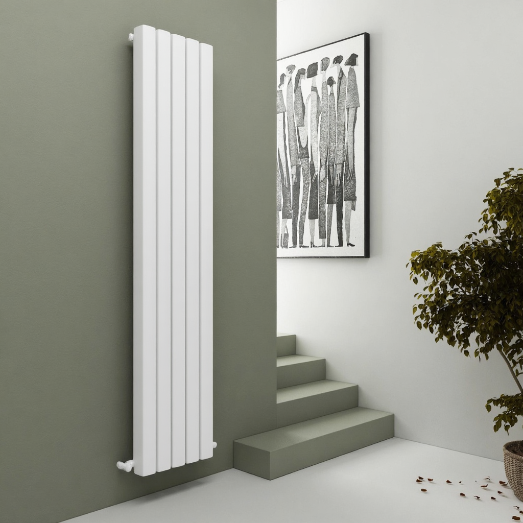 Carisa Vesta Modern Vertical Aluminium Radiator | 4 colours, 3 sizes