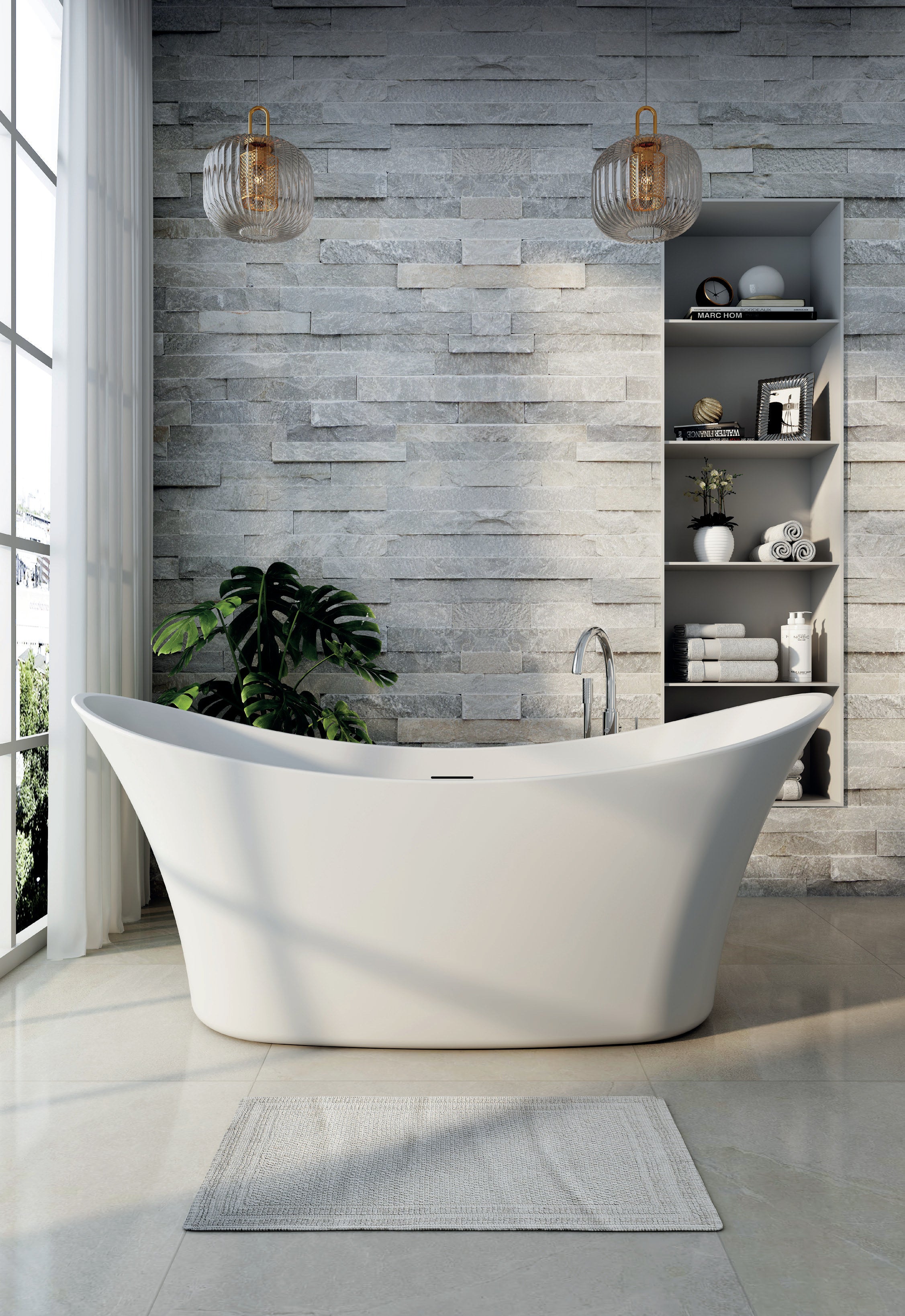 Vincent Alexander Carisbrooke Oval Freestanding Bathtub