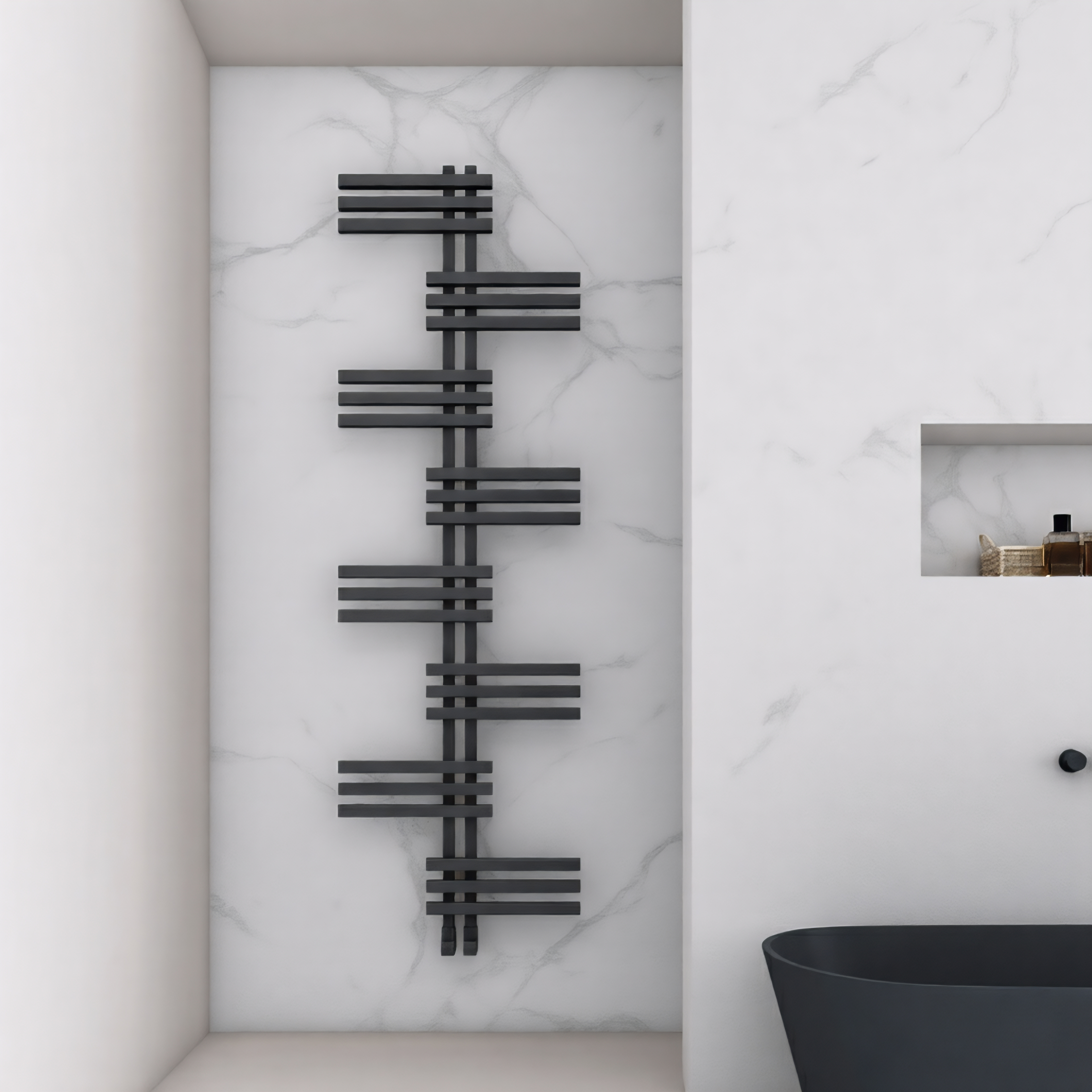 Carisa Unico Aluminium Bathroom Radiator | 3 colours, 3 sizes