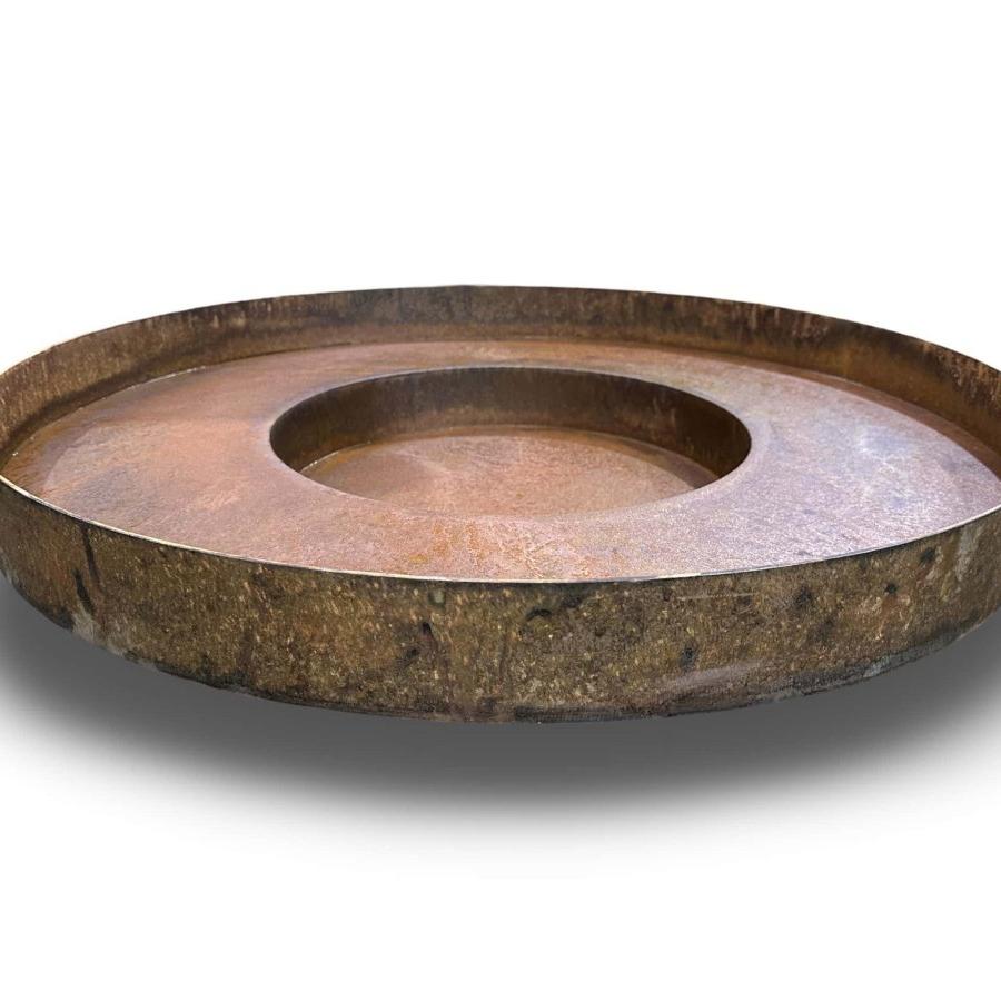 Premium Corten Steel Fire Bowl - Fire Pit - Ice Cold Spice | D600 x H150