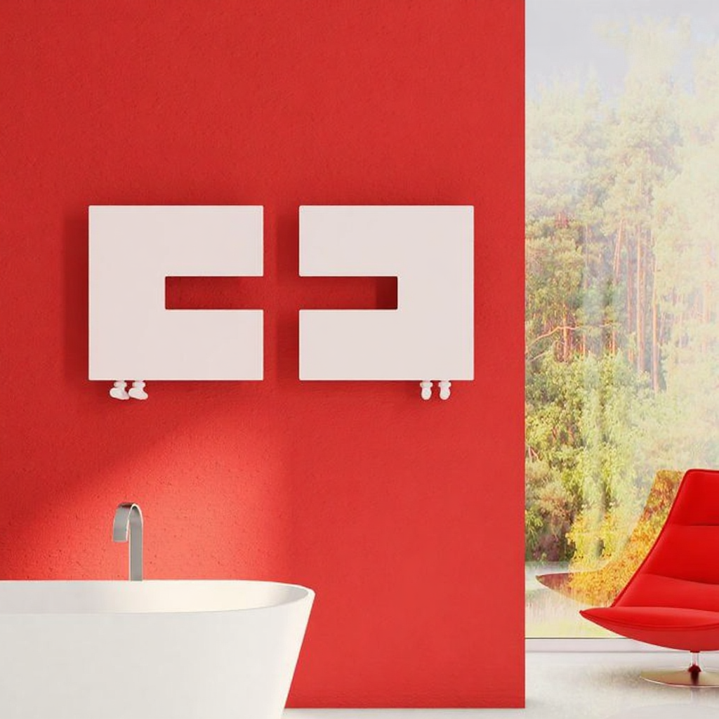 Carisa Coventry Right Square Steel Designer Radiator 470H x 470W | 3 colours, 1 size