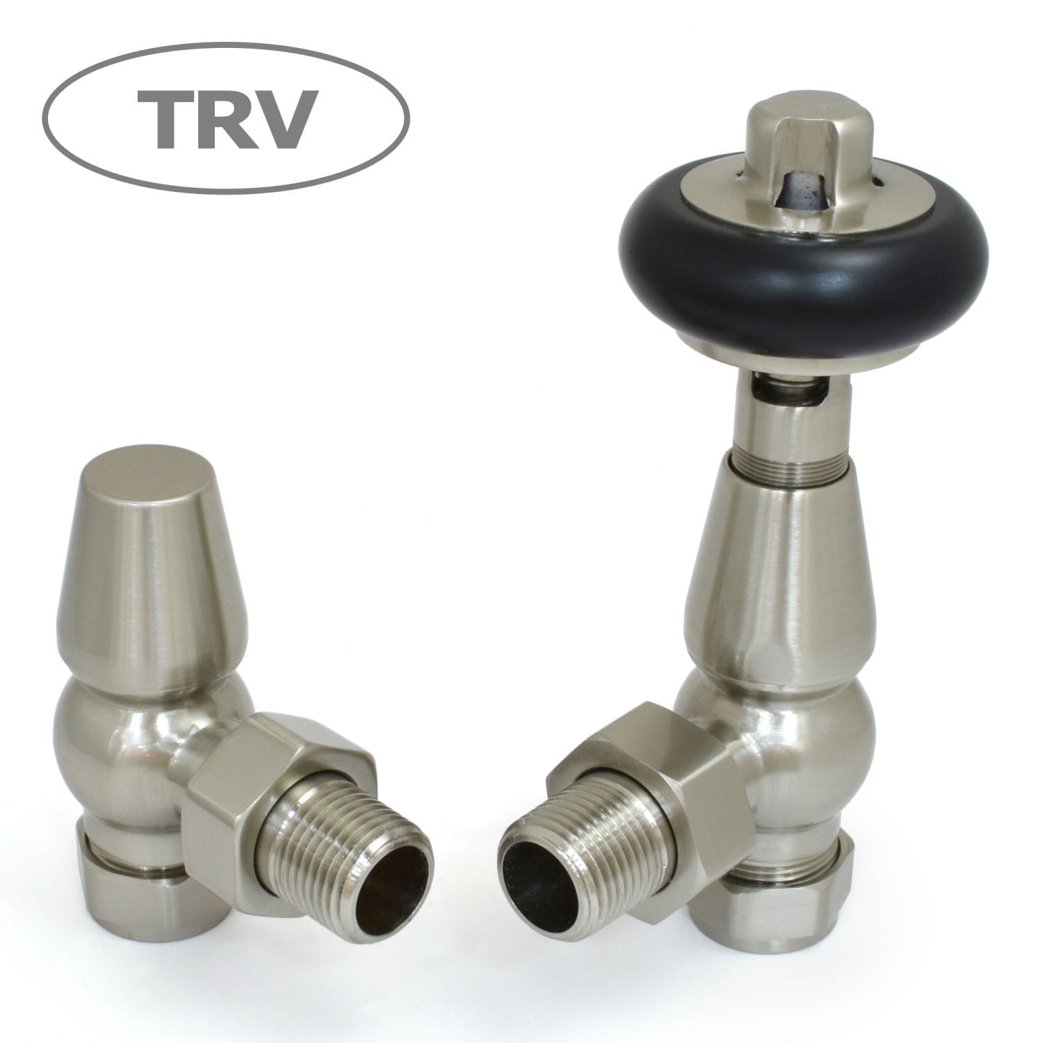 DQ Luxury Enzo TRV Angled Radiator Valves