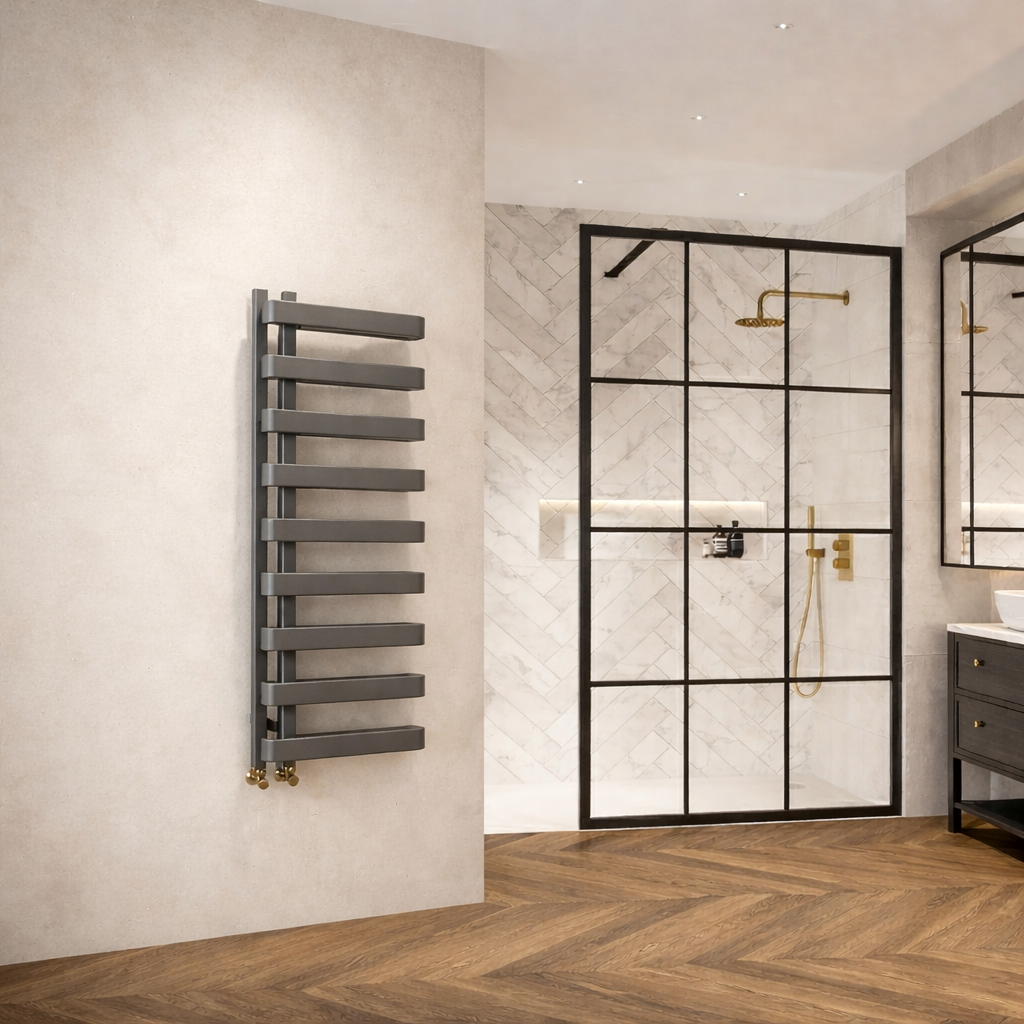 DQ Azura Designer Steel Towel Rail