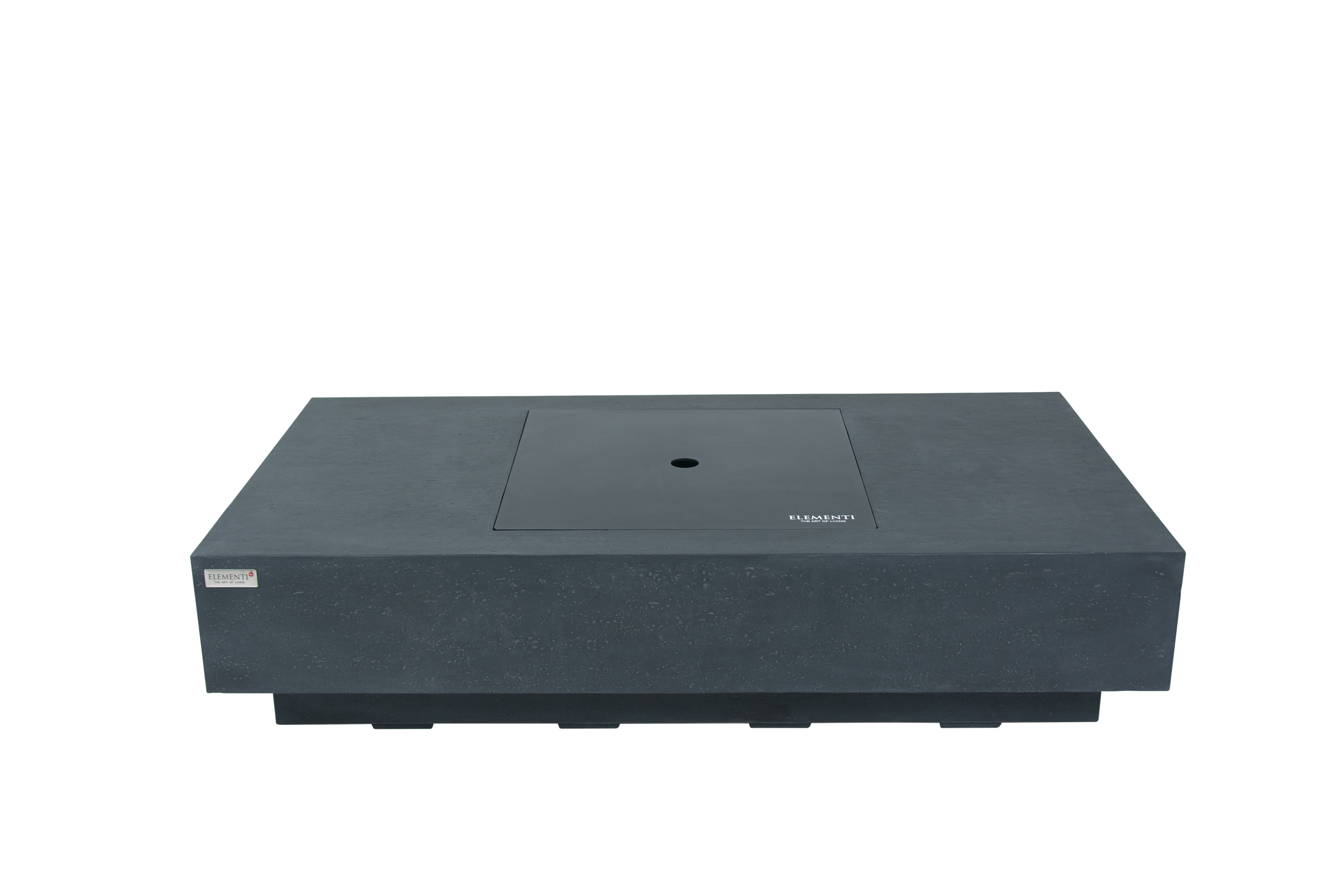 Elementi Cannes Charcoal Concrete Outdoor Fire Table