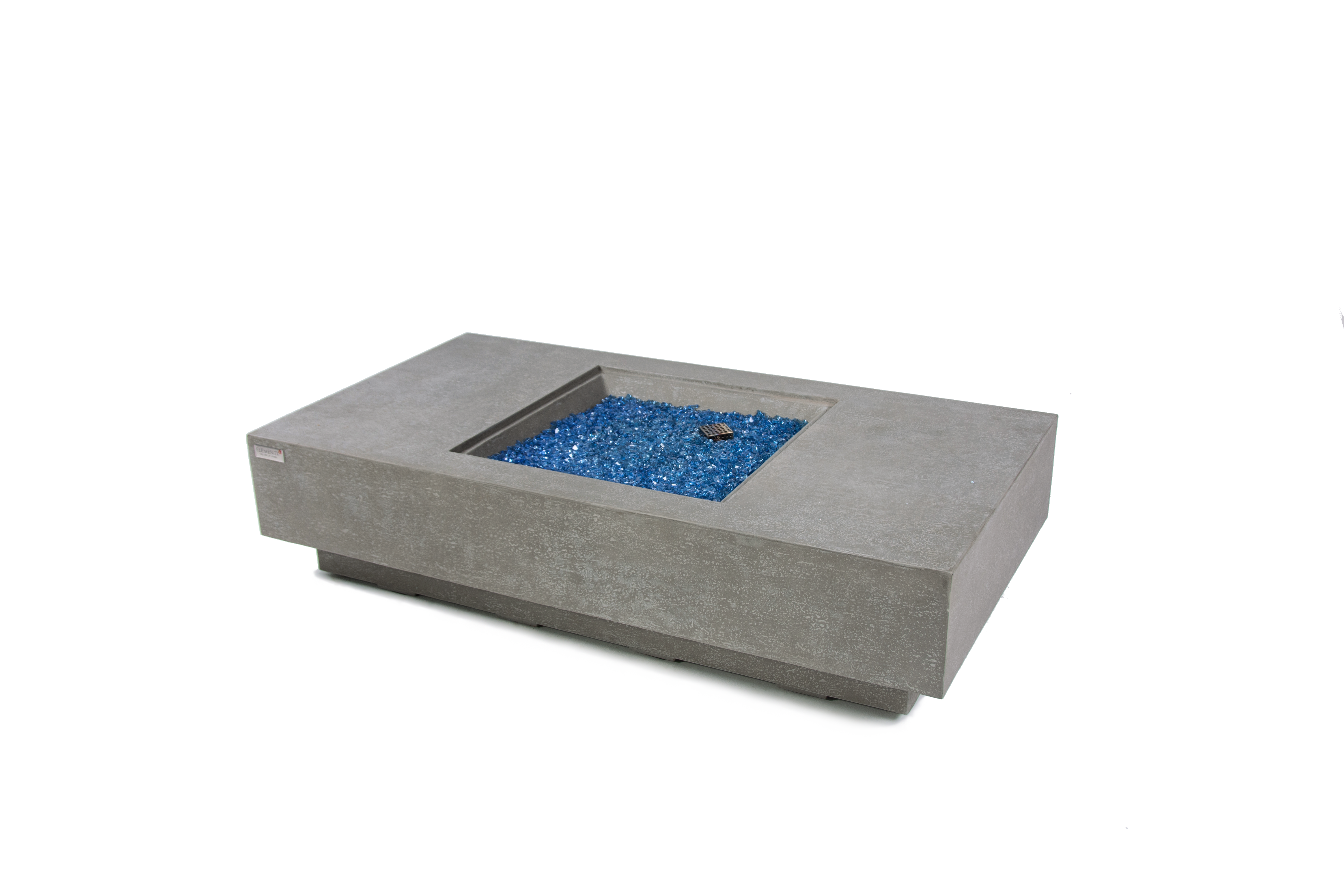 Elementi Monte Carlo Light Grey Concrete Outdoor Fire Table