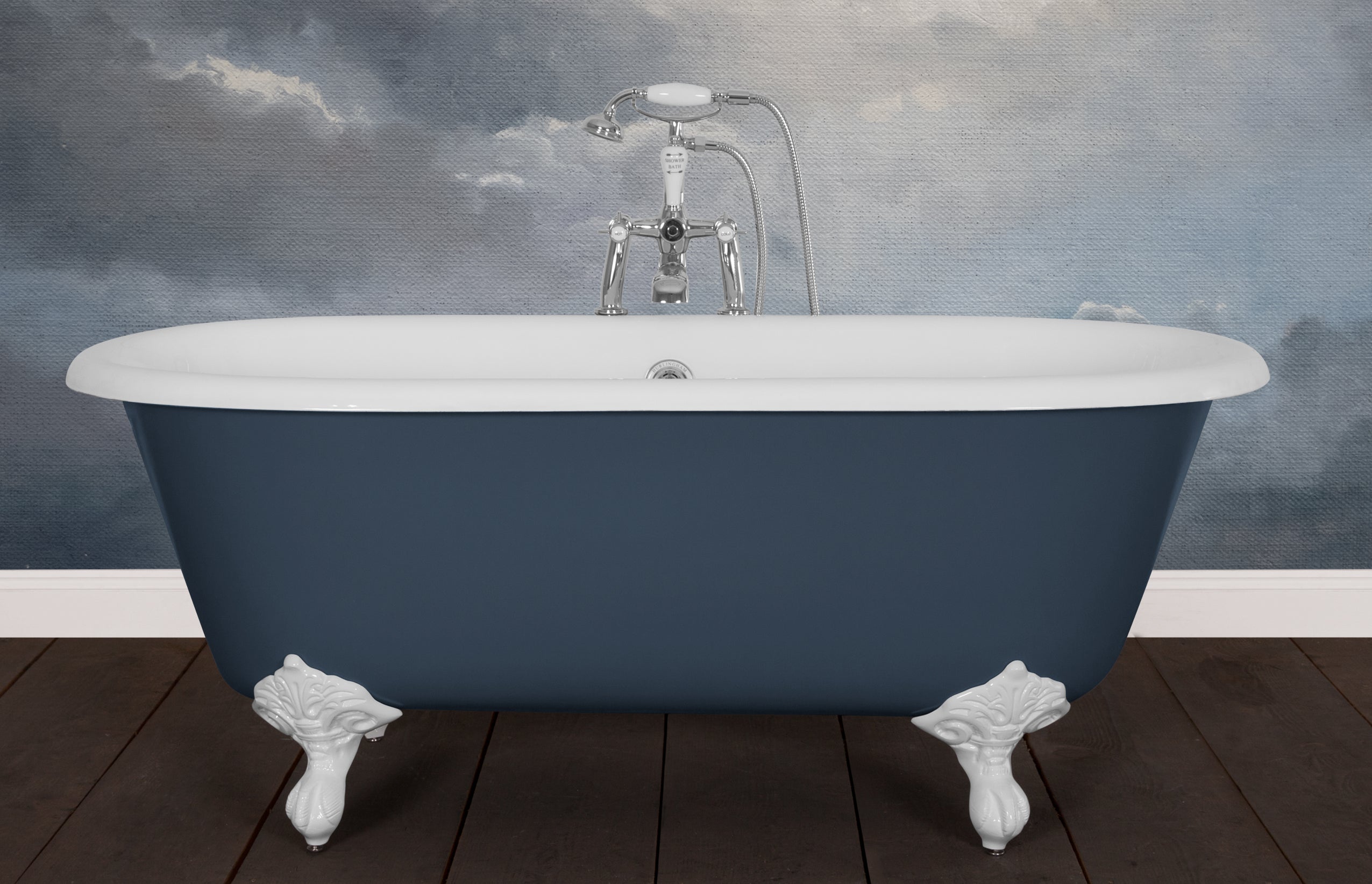 Hurlingham Dryden Small Cast Iron Bath
