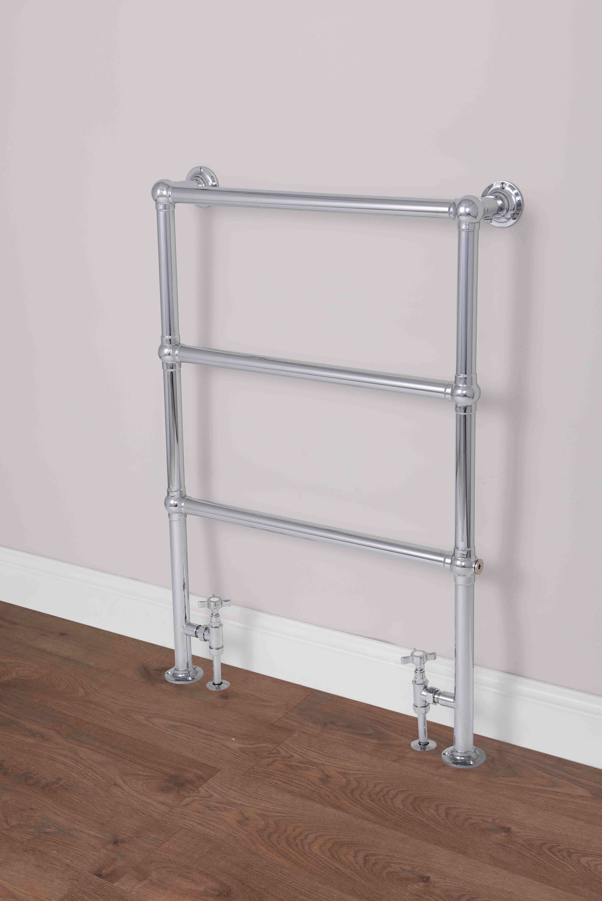 DQ Heating Eastbury Traditional Heated Steel Towel Rail