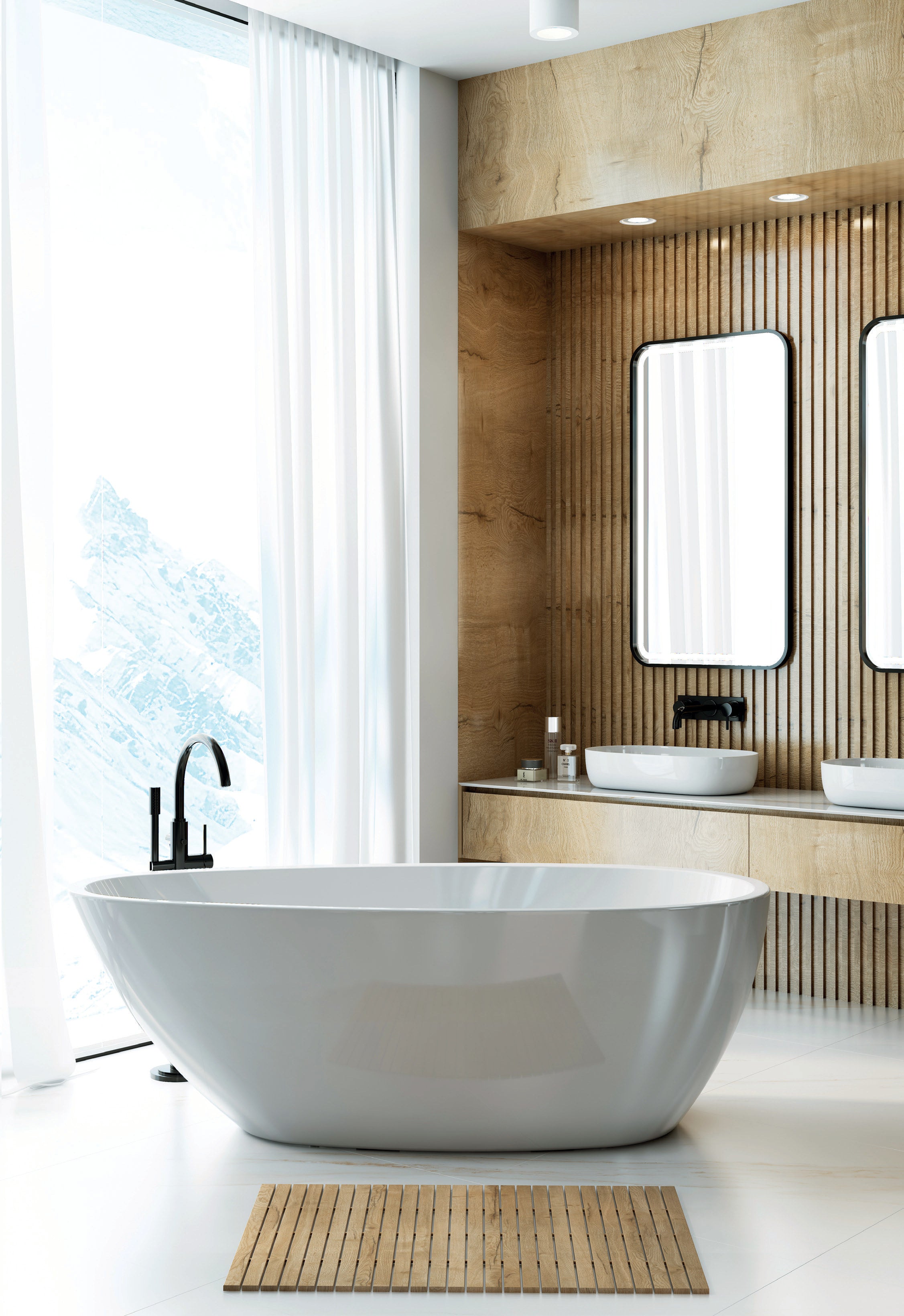 Vincent Alexander Elan Teardrop Freestanding Bathtub