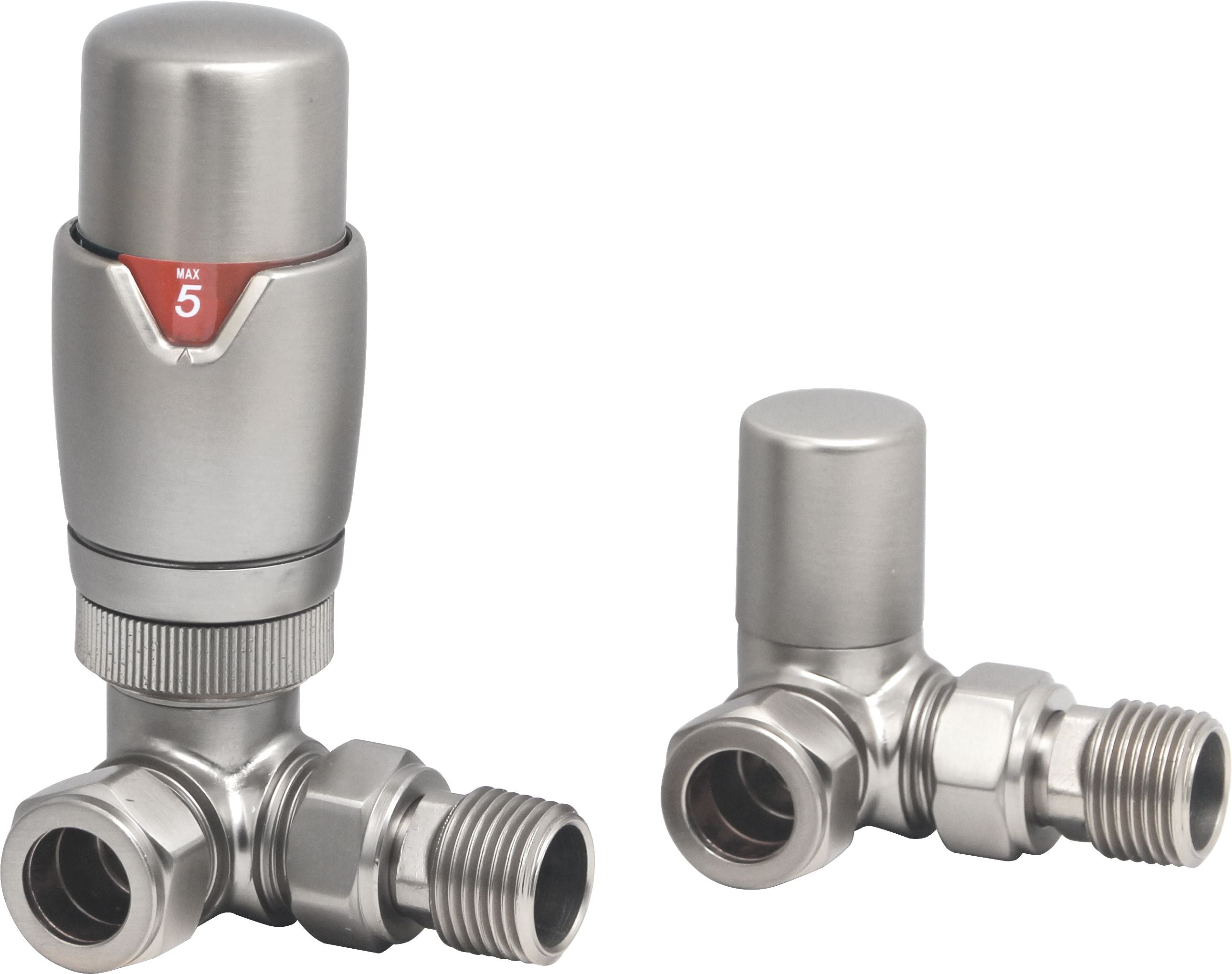 DQ Essential TRV Corner Radiator Valves | 7 colours