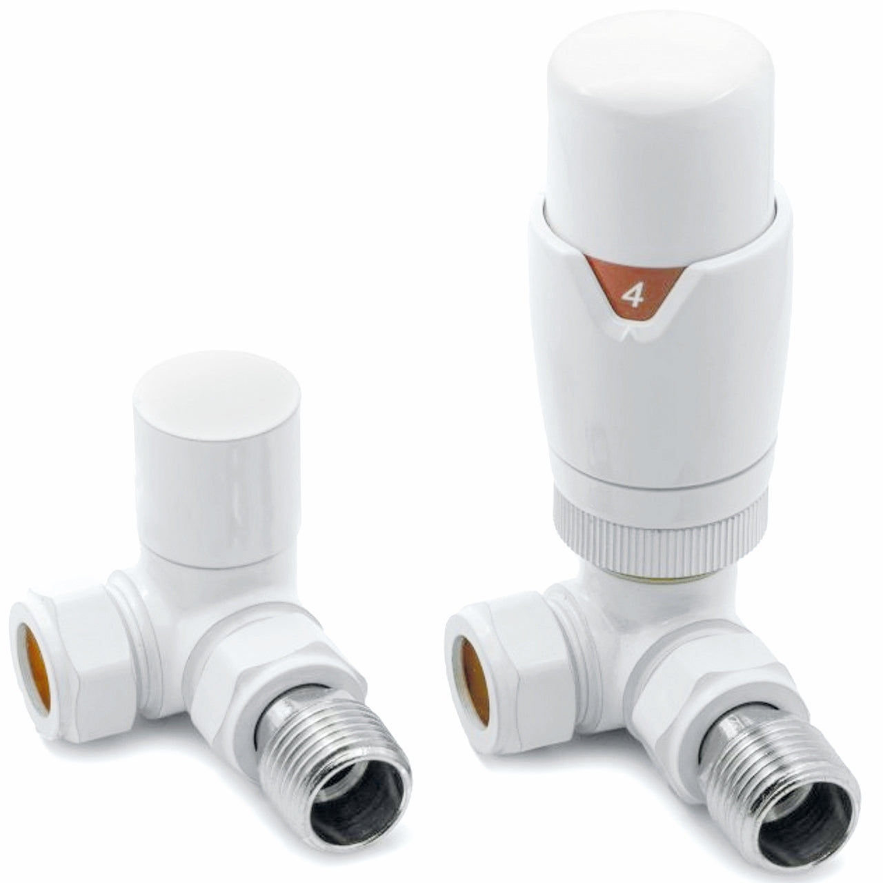 DQ Essential TRV Corner Radiator Valves | 7 colours
