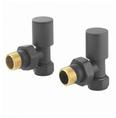 DQ Essential Manual Angled Radiator Valves | 6 colours