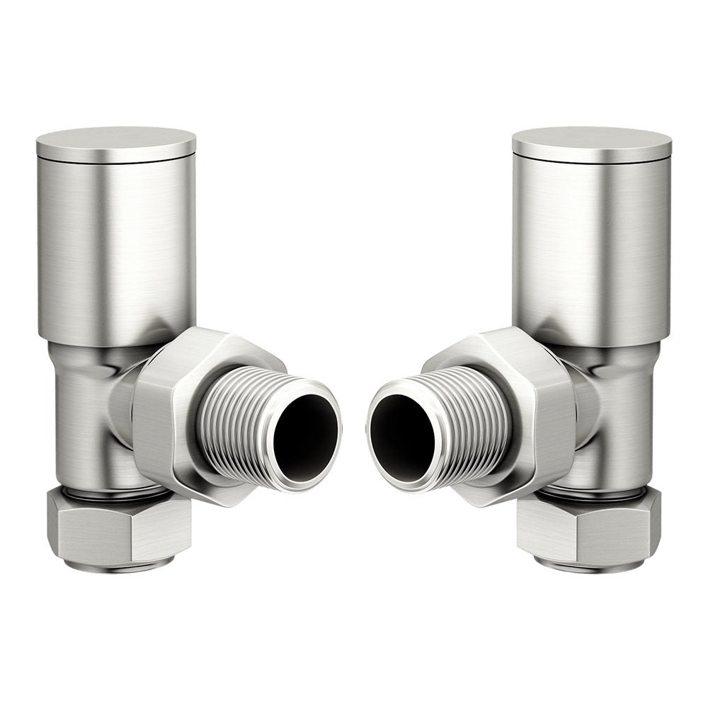 DQ Essential Manual Angled Radiator Valves | 6 colours
