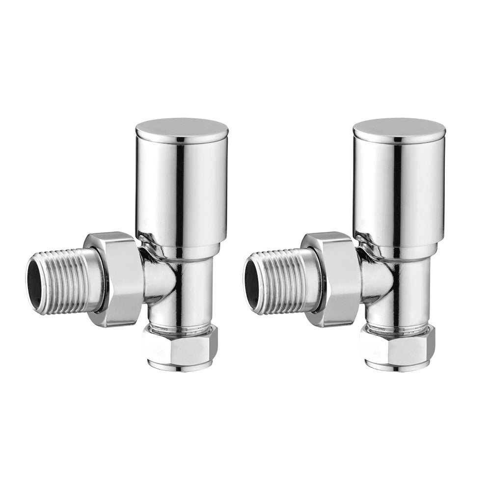 DQ Essential Manual Angled Radiator Valves | 6 colours