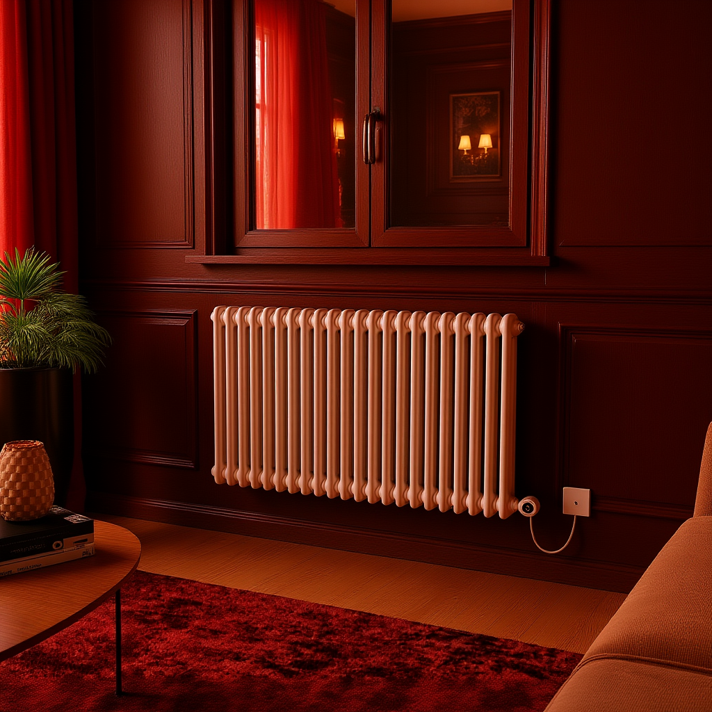 Eucotherm Phoenix Horizontal Steel Column Designer Radiator in White | 1 colour, 2 sizes