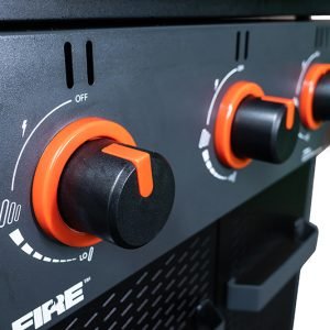 Halmo 4 Burner Family Gas Barbecue Including Side Burner - Ice Cold Spice | Black