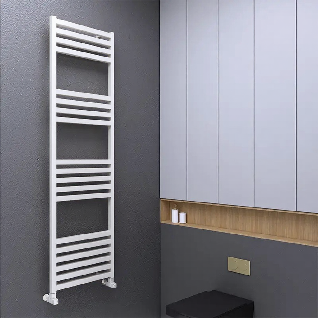 Carisa Fame Vertical Aluminium Bathroom Towel Radiator | 3 colours, 4 sizes
