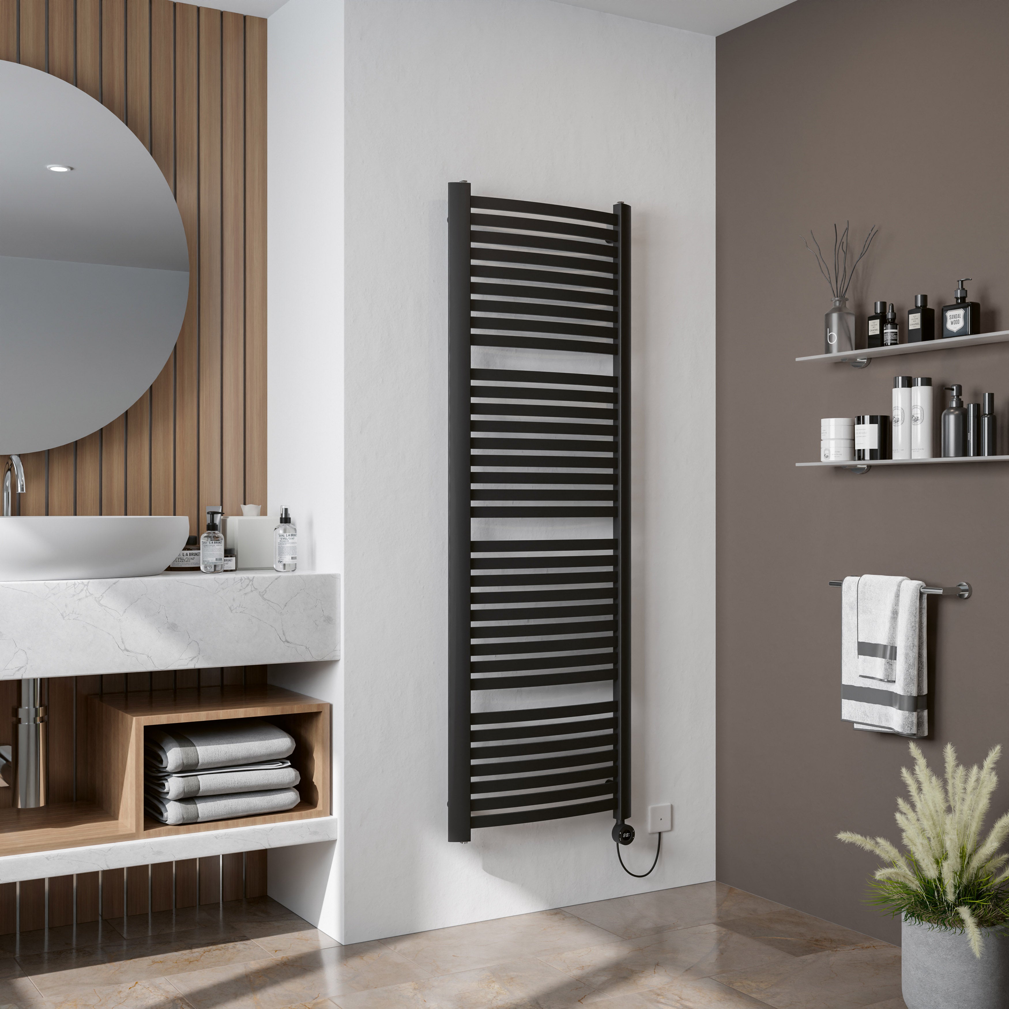 Eucotherm Fino Designer Heated Towel Rail | 2 colours, 5 sizes
