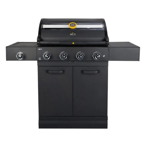 GRLLR Prime G4S 4 Burner Gas Barbecue with Side Burner - outdoor grill - Ice Cold Spice | Anthracite