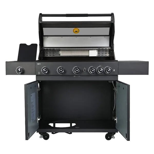 GRLLR Prime G5S 5 Burner Gas Barbecue with Back Burner and Side Burner - outdoor grill - Ice Cold Spice | Anthracite