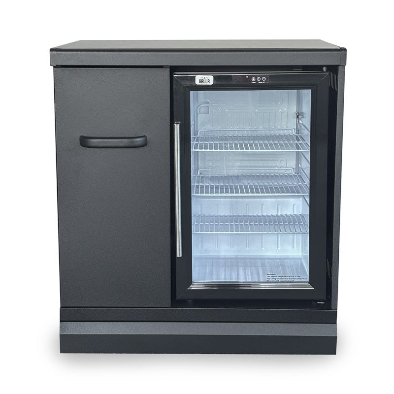 GRLLR Connect® Fridge | Modular Outdoor Kitchen Unit - outdoor grill - Ice Cold Spice | Anthracite