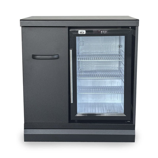 GRLLR Connect® Fridge | Modular Outdoor Kitchen Unit - outdoor grill - Ice Cold Spice | Anthracite