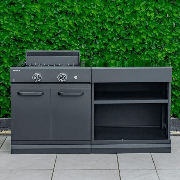 GRLLR Connect Stove Unit | Modular Outdoor Kitchen Unit - outdoor grill - Ice Cold Spice | Anthracite