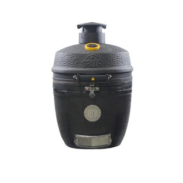 GRLLR Ember Classic 18 Inch Kamado - outdoor grill - Ice Cold Spice | Matt Black