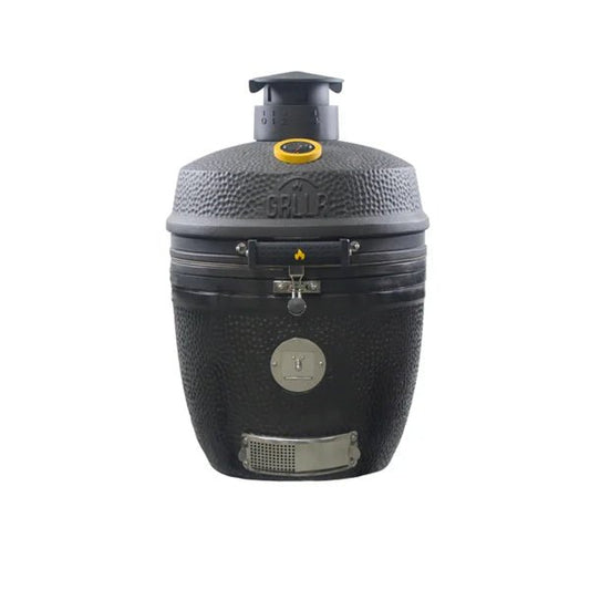 GRLLR Ember Classic 18 Inch Kamado - outdoor grill - Ice Cold Spice | Matt Black