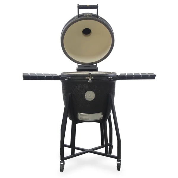 GRLLR Ember Classic 22" Kamado Grill with Trolley - outdoor grill - Ice Cold Spice | Matt Black