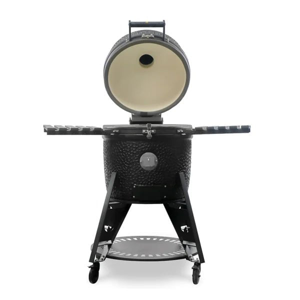 GRLLR Ember PRO 23" Pro Kamado Grill with Trolley - outdoor grill - Ice Cold Spice | Matt Black