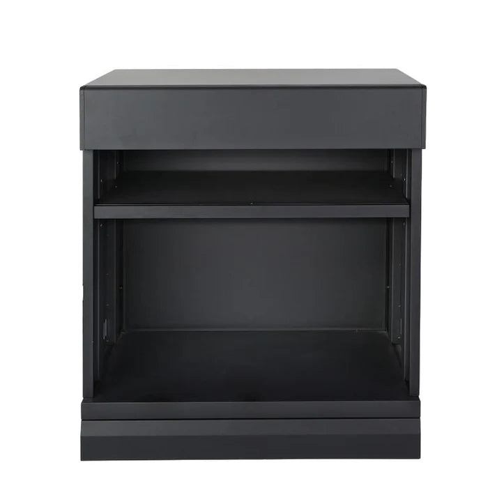 GRLLR Outdoor Kitchen with Fridge, Sink and Expansion Unit - outdoor grill - Ice Cold Spice | Black