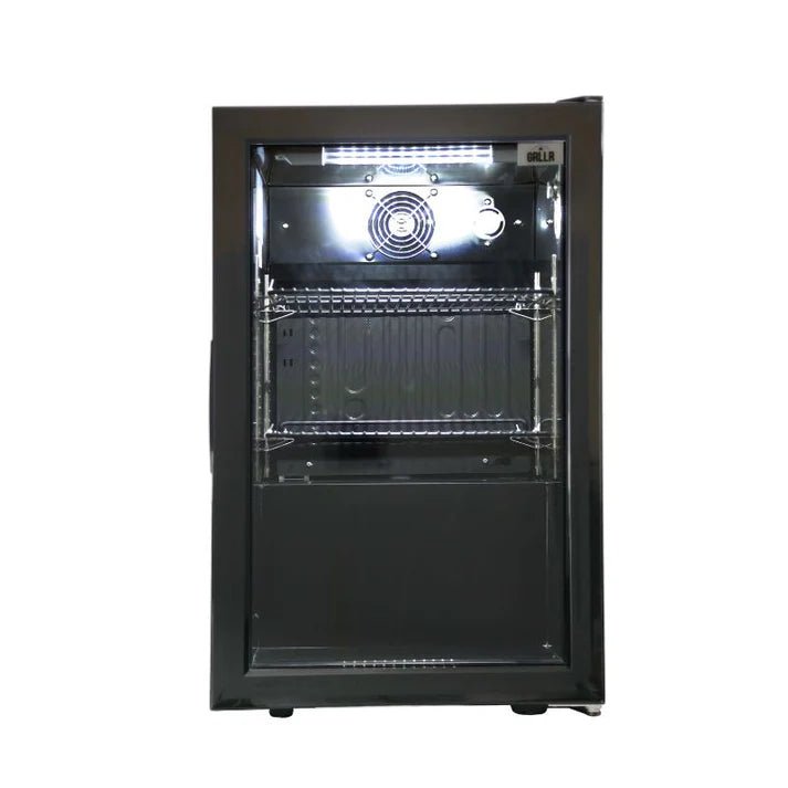 GRLLR Outdoor Kitchen with Stove, Fridge and Sink - outdoor grill - Ice Cold Spice | Black