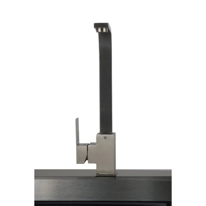 GRLLR Outdoor Kitchen - G4S 4 Burner BBQ, Fridge and Sink - outdoor grill - Ice Cold Spice | Black