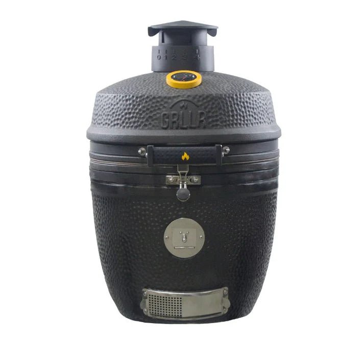 GRLLR Outdoor Kitchen - Kamado Station, Stove, Fridge and Sink - outdoor grill - Ice Cold Spice | Black GRLLR Ember Classic 22" Kamado