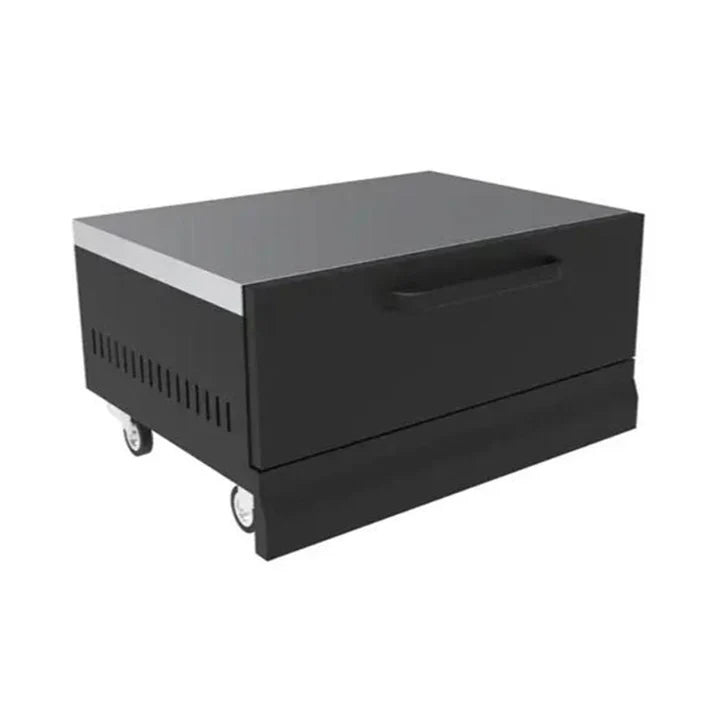 GRLLR Outdoor Kitchen - Kamado Station, Stove, Fridge and Sink - outdoor grill - Ice Cold Spice | Black GRLLR Ember Classic 22" Kamado