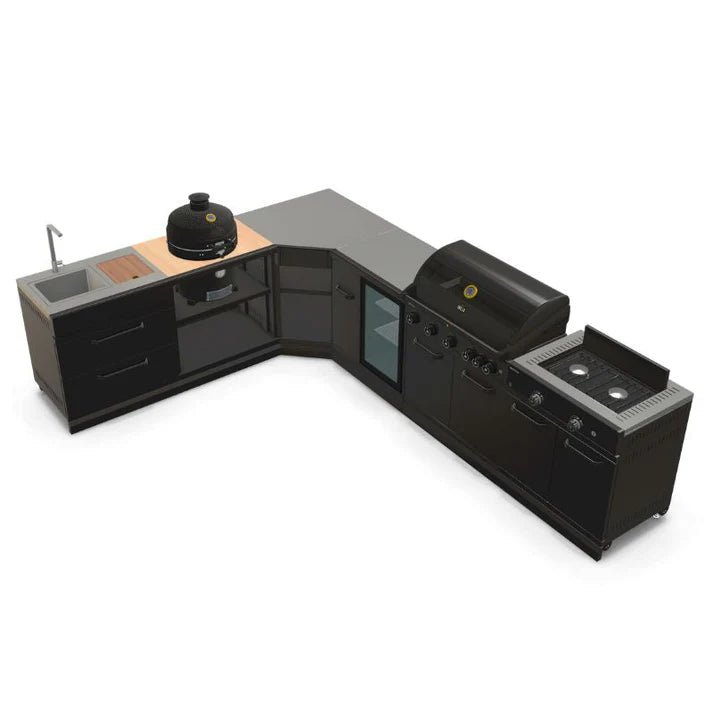 GRLLR G5S Outdoor Kitchen no kamado grill.