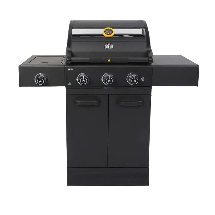 GRLLR Outdoor Kitchen - G3S 3 Burner BBQ, Fridge and Sink - outdoor grill - Ice Cold Spice | Black