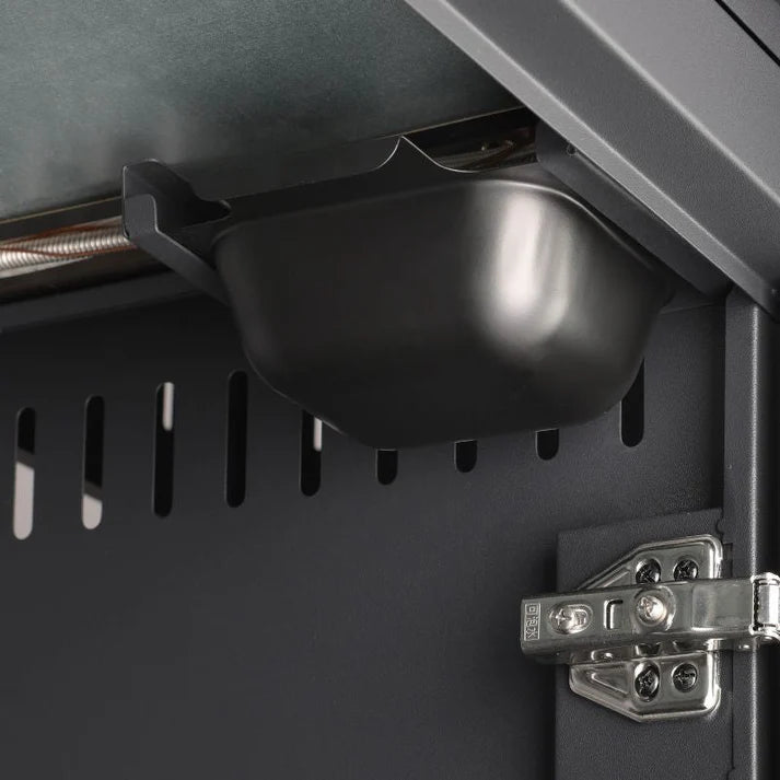 GRLLR Outdoor Kitchen - G4S 4 Burner BBQ, Fridge and Sink - outdoor grill - Ice Cold Spice | Black