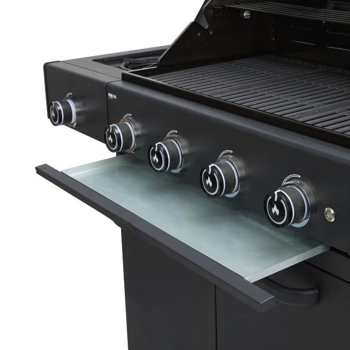 GRLLR Outdoor Kitchen - G4S 4 Burner BBQ, Fridge and Storage Unit - outdoor grill - Ice Cold Spice | Black