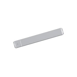 MO - EL HeatWave 1650W Silver Infrared Heater - Ice Cold Spice | Silver Without Remote Control