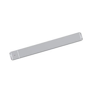 MO - EL HeatWave 2200W Silver Infrared Heater - Ice Cold Spice | Silver With Remote Control