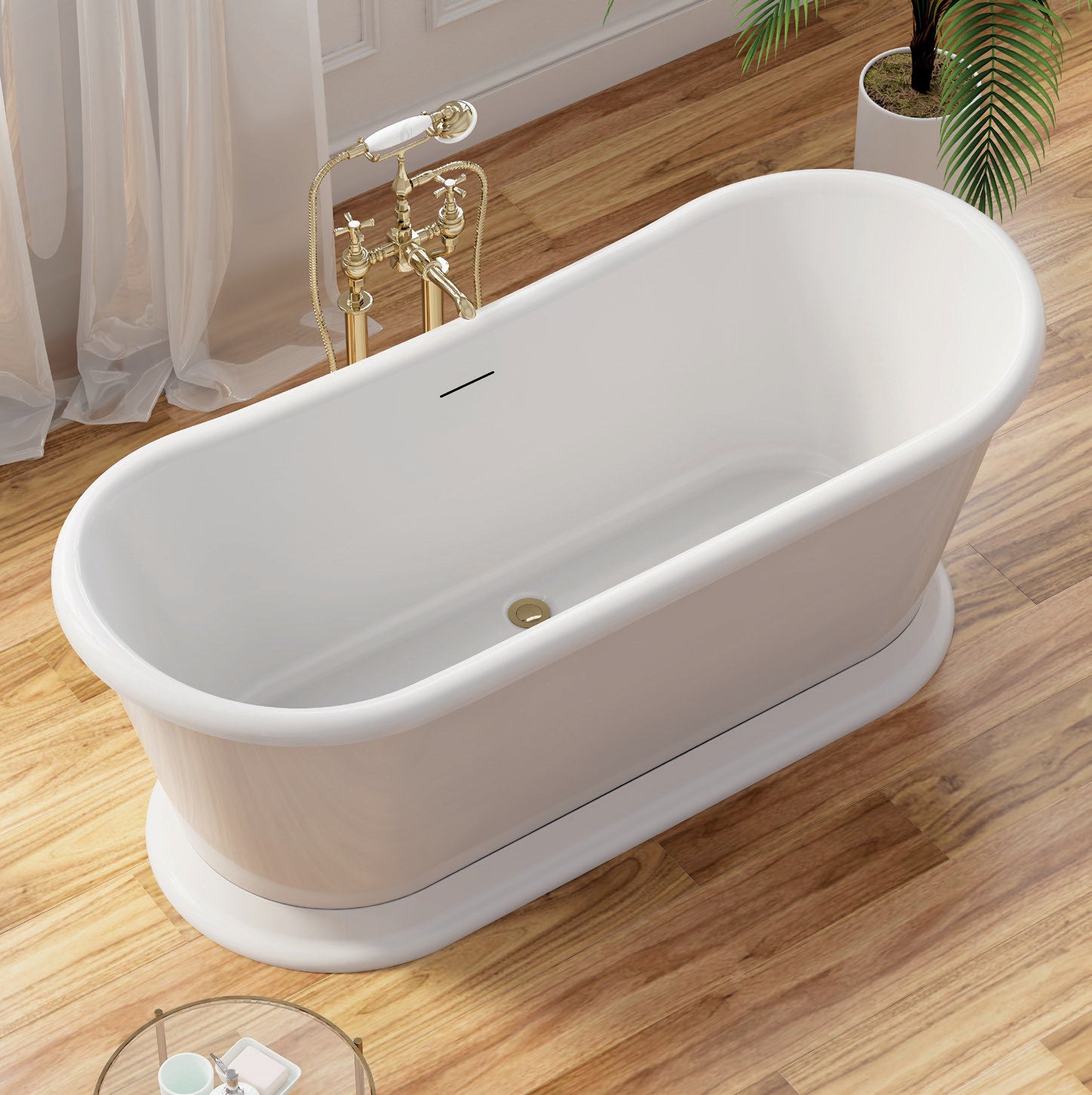 Vincent Alexander Harbour Double Ended Oval Freestanding Bathtub