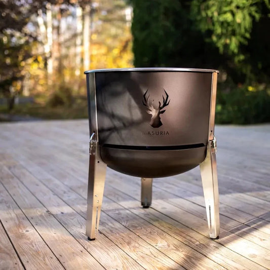 Masuria Living Alpha 600 Smokeless Fire Pit - Fire Pit - Ice Cold Spice | Black