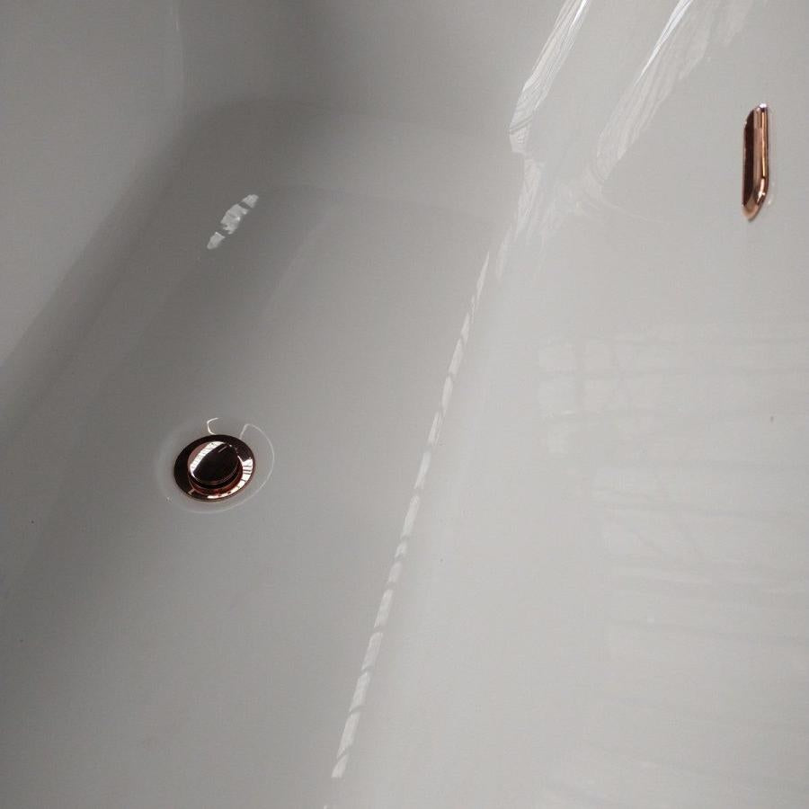 Charlotte Edwards Alternative Waste and Overflow Finishes - bath accessory - Ice Cold Spice | Brushed Brass