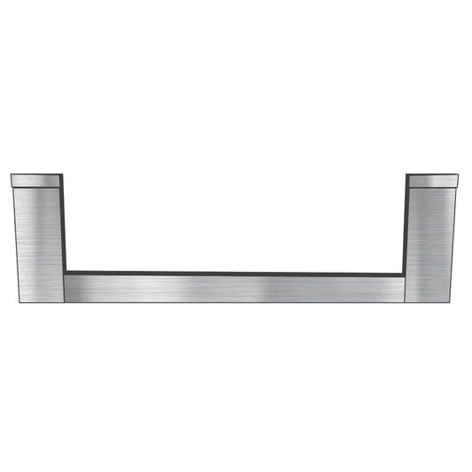 Sunstone Outdoor Kitchens Trim Kit for Double Side Burner - outdoor grill - Ice Cold Spice | Light Brushed Stainless Steel