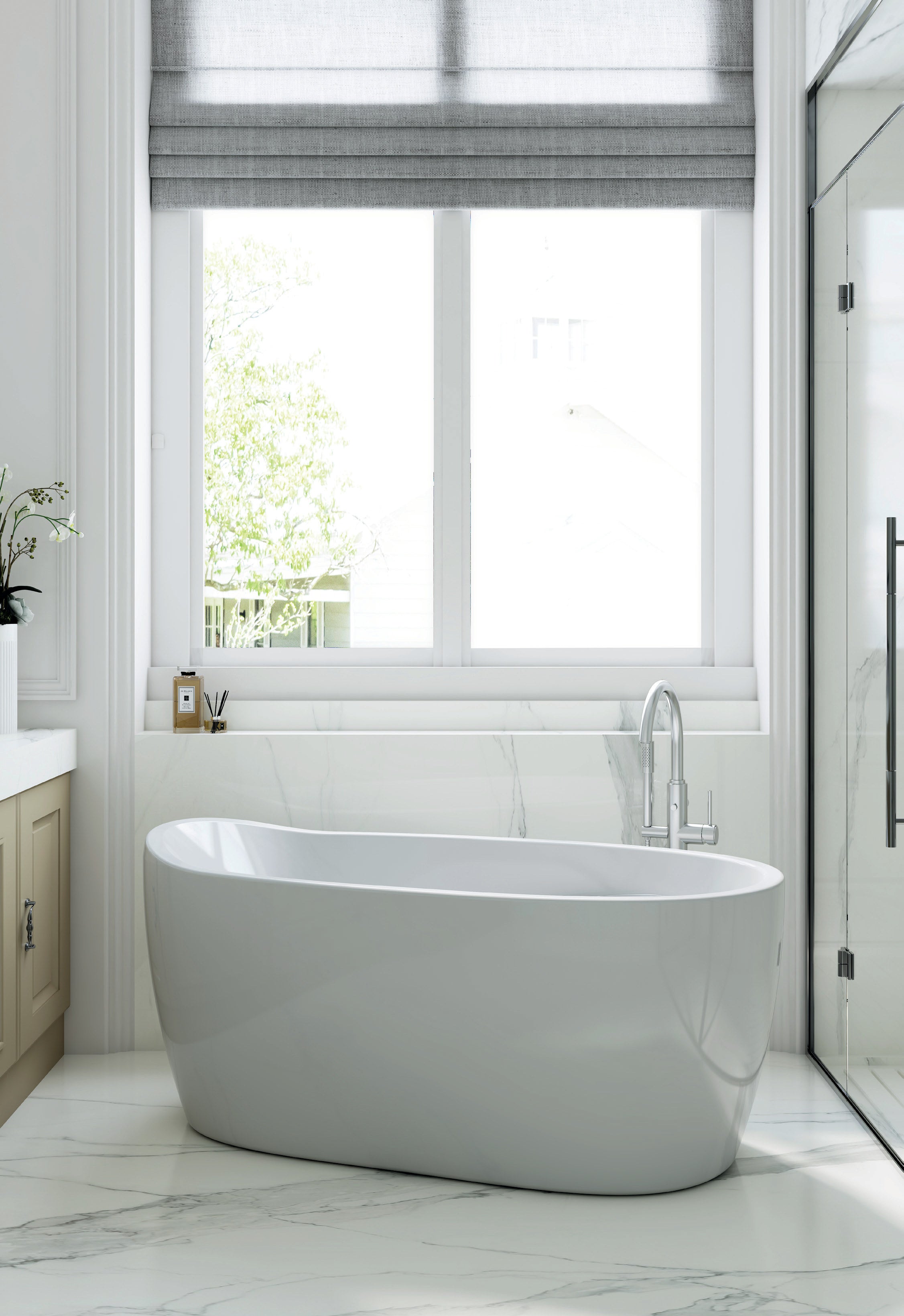 Vincent Alexander Littleton Double Ended Oval Freestanding Bathtub